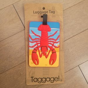 NWT lobster luggage tag
